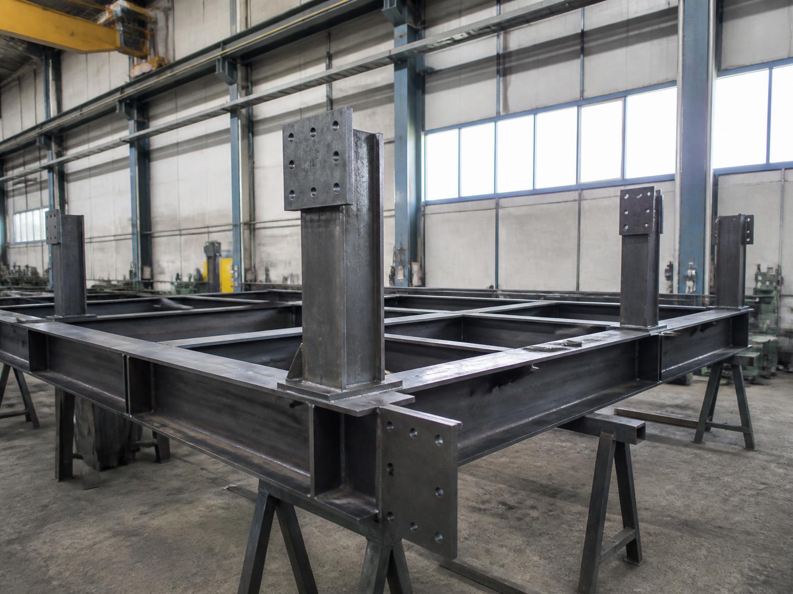 Structural steel fabrication